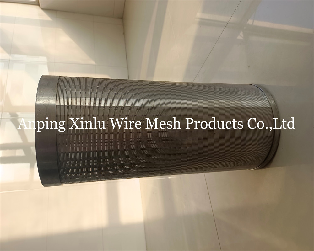 1000-3000-6000mm Wedge Wire Screen Pipe with 3x4.6mm Support Wire for Drilling tubewell and Wastewater Processing