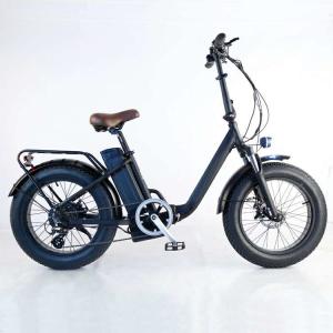 China OEM logo Step Through 20 Inch Fat Tire Electric Bicycle For Women Outdoor Travel wholesale