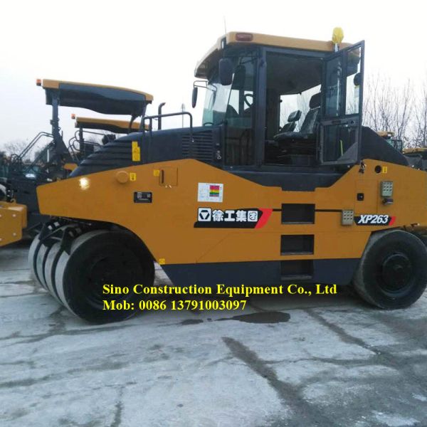 Pneumatic Tire Road Roller XP263 For Road Construction Compacting Asphalt Pavement