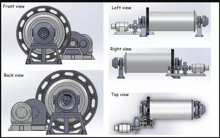 High Hardness Ball Mill Equipment Building Material Ball Mill