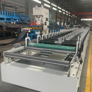 China Roof / Wall Metal Roofing Sheet Making Machine Trapezoidal Roofing Sheet Roll Forming Machine wholesale