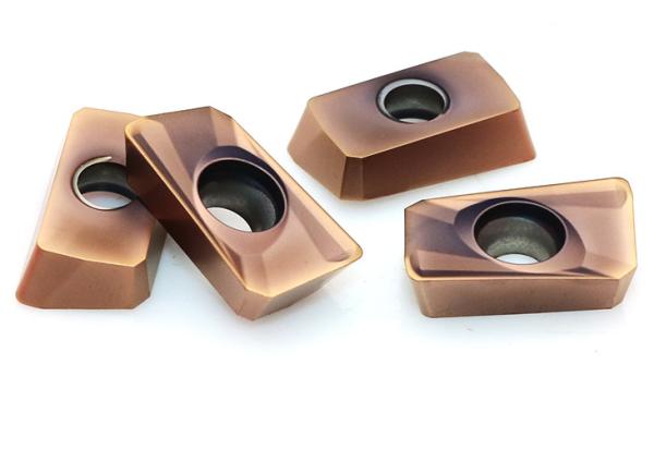 TiCN Coated Indexable Carbide Inserts APMT1604PDER , Semi - Finishing Process
