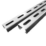 C Shaped Metal Slotted Channel Galvanized Steel Construction Beams