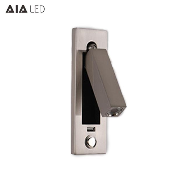 Indoor usb reading wall light usb LED bedside wall light/Interior bed wall lamp
