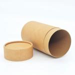 Eye Catching 3piece Telescope Kraft Cylinder Packaging For Food