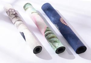 China Thin Yoga Mat | Lightweight Foldable Mat Luxury Sweat-Grip for Yoga, Pilates, Fitness and Exercise | Portable wholesale