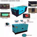 High Performance 3 Phase Silent Diesel Generator 3/4/6/8/12cylinders Soundless