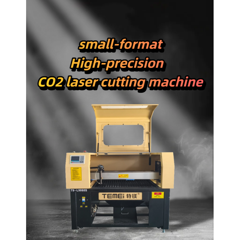 130W Wood CO2 Laser Cutting Machine Rubber Processing Small Format 900x600mm Workspace