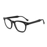 Non Prescription Round Optical Glasses Women Acetate Clear Lens Eyewear 48mm