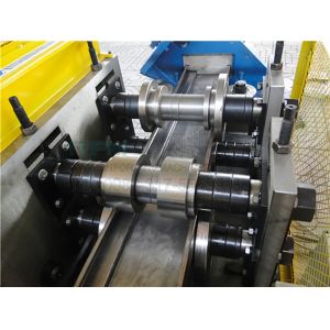 Roller shutter door frame cold roll forming machine