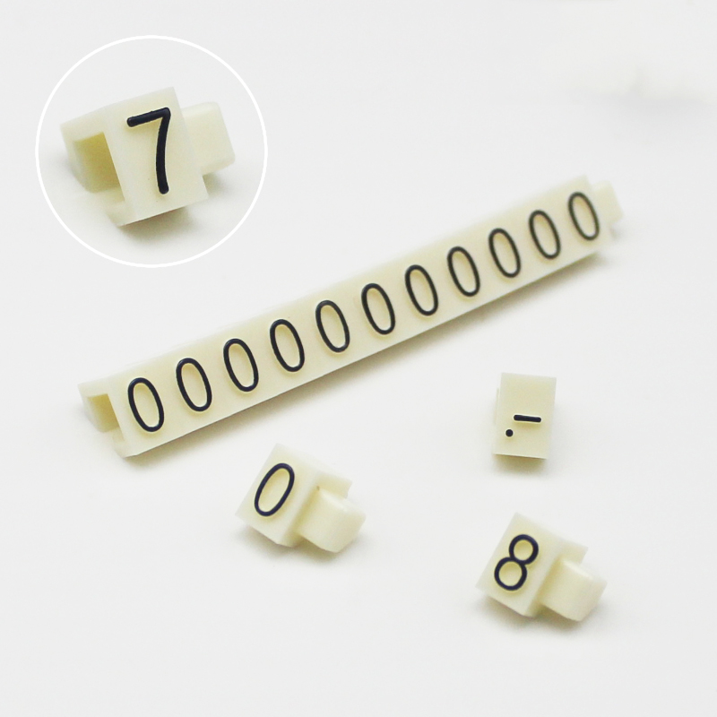 Clear ABS Plastic Price Displays Jewelry Pricing Cubes For Storefront Decoration
