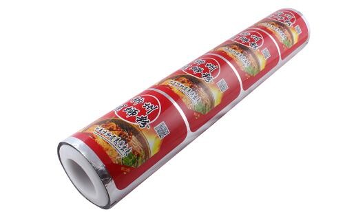 Full Printing BOPP Plastic Food Wrapping Cookie Roll Film Stock