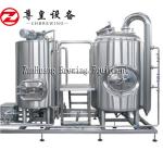 800L 50HZ Beer Brewery Brewhouse Machine , Craft Brewing Equipment Long Life