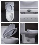 American Standard Cosette Dual Flush Elongated One Piece Toilet In White 1.28