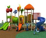 Modern Plastic Commercial Playground Equipment , Outdoor Play Park Equipment