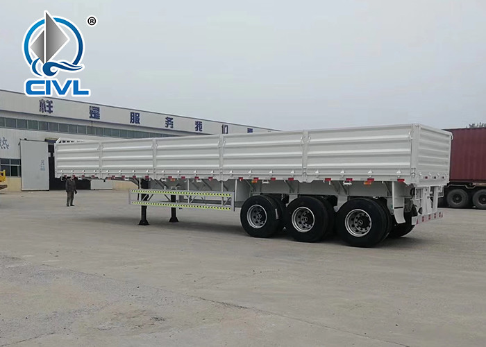 ISO CCC 3 Axles Equipment Tipper Semi Trailer Trucks Dumper Trailer 80T - 100T
