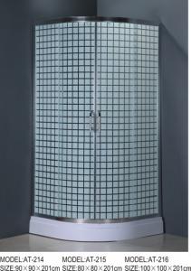 China toughen glass framed shower enclosure , corner shower cubicles 90 x 90 X 200 / cm wholesale