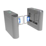 Single Movement Speed Gate Turnstile Stainless Steel 550mm Width