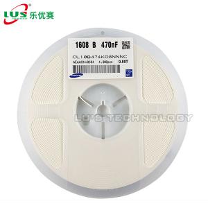 China 470nF Smd Resistor Capacitor CL10B474KQ8NNNC 1608 0.47 UF 6.3V wholesale