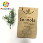 Self Standing Smell Proof Rice Packaging Bags Aluminum Foil Craft Paper