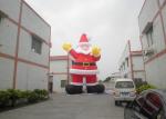 Fireproof 210D Nylon Xmas Holiday Inflatable Santa Claus