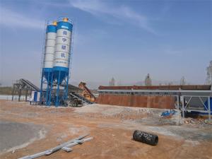 China 50m3/h Concrete Batching Plant Fixed Ready Mixed Cement Mixer Aggregate Concrete Mixing Plant wholesale