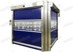 SUS304 2 Filters 60Hz Cargo Air Showers Rolling Sliding Door AC220V
