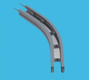 China side flex conveyor curves corner tracks for modular aluminium systems wholesale