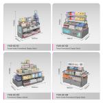 YXiS-X2 Concealed Storage Skincare Display Cabinet with 5mm Gray Acrylic Sheet