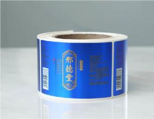 China Custom Made Unique Hot Stamping Label For Bottle Of Health Products Art Paper wholesale