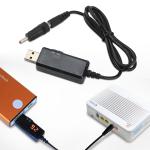 USB to DC Power Cable 5V to 9V 12V DC Jack Charging Cable Power Cord Plug