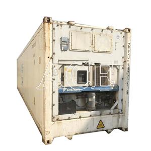 China 20ft Used Refrigerated Freezer Container in Dubai External Dimensions 6058x2438x2591mm and Customized wholesale