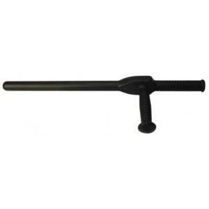 China Fiberglass Police Truncheon / Tonfa Baton Non - Slip Grip Rubber Grip 24'' wholesale