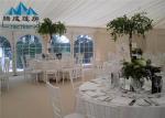 300 People Large Wedding Event Tents Fire Proof With Tables And Chairs
