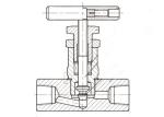 Industrial hydraulic small diameter high pressure stainless steel needle valve