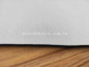 China White And Black Thick Neoprene Fabric 2mm Foam Rolls Neoprene Coated Nylon Fabric wholesale