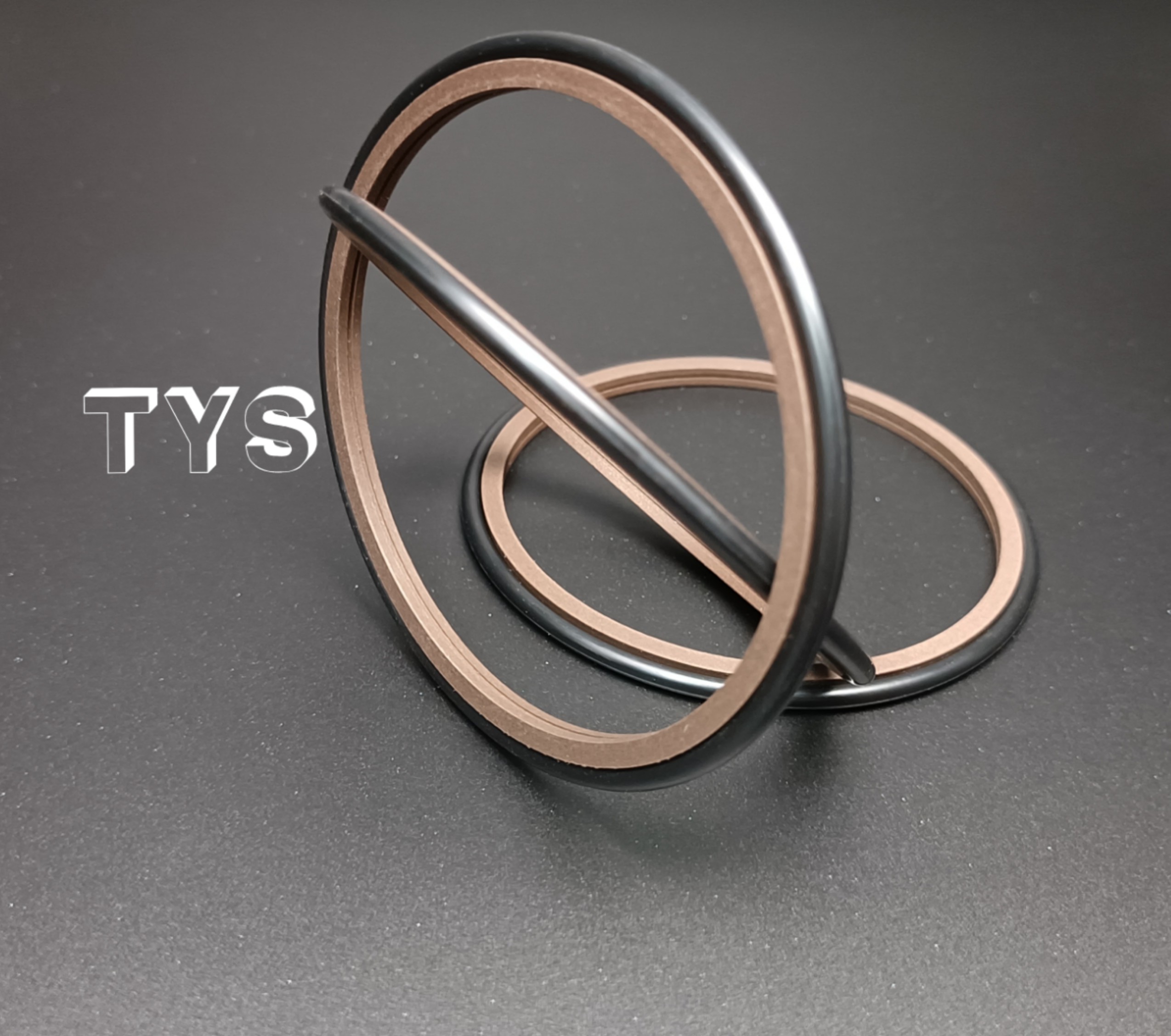 80x91.5x4.2black and brown Rotary Shaft Seals Kit GRS Rod Step Seal Ring for Excavator High Quality Glyd best seal Ring