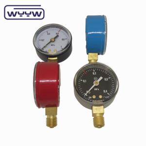 China Natural Gas Pressure Gauge Manometer 50mm Color Pressure Gauge wholesale