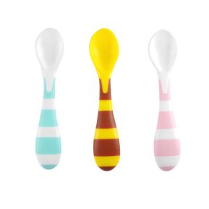China EN14350-2 Soft Silicone Spoon No BPA Exquisite Gift Set wholesale