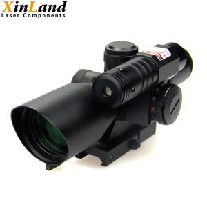 China 2.5-10x40 Red Green Illuminated Riflescope With Green Laser Weapon Sight Hunting wholesale