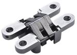 Interior Wooden Door Heavy Duty Invisible Hinge Satin Nickel Soss Hidden Hinges