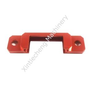 China Custom CNC Precision Turned Parts Red Spray Painting OEM CNC Turning Parts wholesale