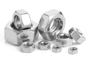 China M5 M6 Stainless steel Hexagon Nuts SUS304 SUS316 A2-70 A4 Hex bolt with hex nuts wholesale