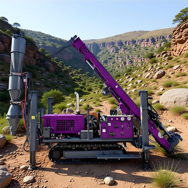 Reverse Circulation Drilling Rig Power 132KW Hydraulic Core Drilling Rig Crawler Drilling Machine
