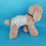 Customized Blue Large Dog Diaper for Pets 3D Leak Prevention Channel