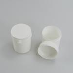 PP Tear Pull Cap Bottle 80g Chewing Gum Plastic Bottle with Straight Round