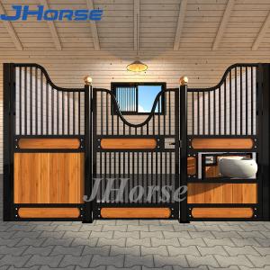 China 3.6m Heavy Duty Powder Coating Horse Stall Fronts With Accessories wholesale