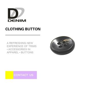 China Black Buttons, Bulk 4 holes wholesale