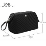 Black Luxury Professional Cosmetic Bag Waterproof Portable Travel