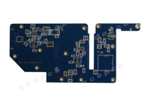 China Hard Gold Blue Soldermask Multilayer PCB Copper Clad Laminate 1.6mm Thickness 1oz wholesale